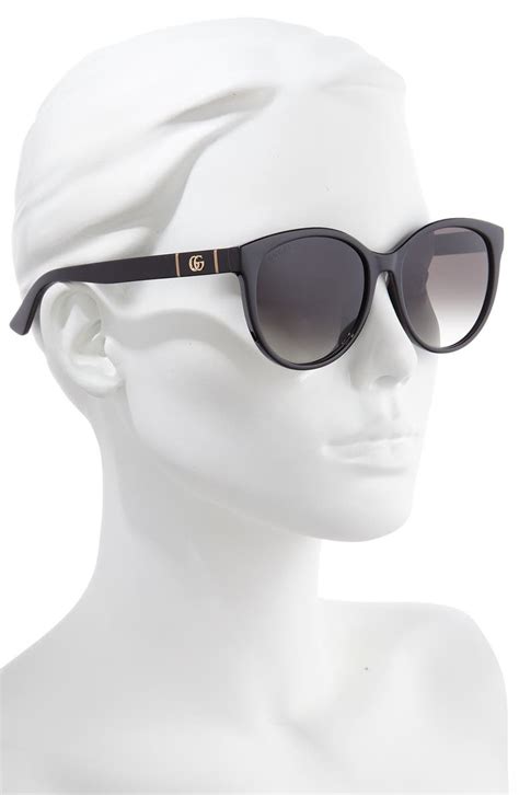 gucci 56mm cat eye metal sunglasses|gucci cat eye sunglasses havana.